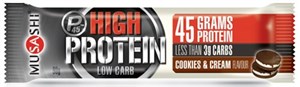 Musashi P45 High Protein Cookies & Cream 90g