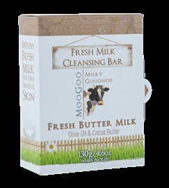 Moo Goo Cleansing Bar Fresh Butter Milk Soap 130g