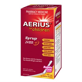 Aerius Syrup With Dosing Syringe 100ml