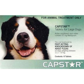 Capstar  Green Flea Tablets for Dogs over 11-57kg