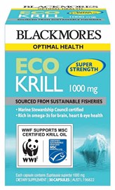 Blackmores Eco Krill 1000mg 30 Capsules