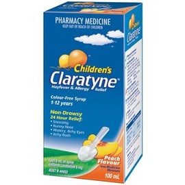 Claratyne Peach Syrup 100ml