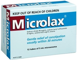 Microlax Enema 5ml x 12 Tubes