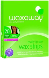 Waxaway Ready To Use Wax Strips Face