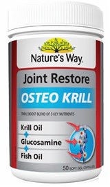 Nature's W+B862ay Joint Restore Osteo Krill 50 Capsules