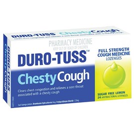 Duro-Tuss Chesty Cough Lemon Sugar Free 24 Lozenges
