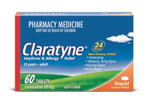 Claratyne 10mg 60 Tablets