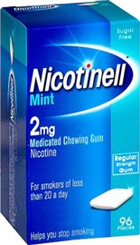 Nicotinell Classic Gum 2mg 96 Pieces