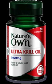 Nature's Own Ultra Krill Oil 1000mg 30 Capsules