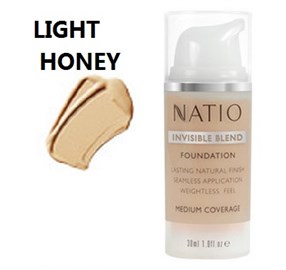 Natio Invisible Blend Foundation Light Honey