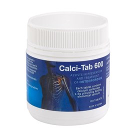 Calci-Tab 600mg 120 Tablets