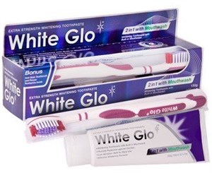 White Glo 2in1 Toothpaste With Mouthwash 150g