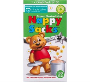 Nappy Sacks Degradable  50 Bags