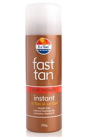 Le Tan Fast Tan Deep Bronze In Le Can 150g