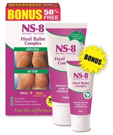 NS-8 Heel Balm 100mL + Bonus 50mL Tube