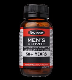 Swisse Men's Ultivite 50+ Years 60 Capsules