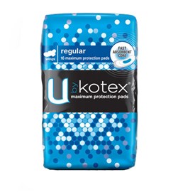 U Kotex Maxi Regular Wings 16 Pads