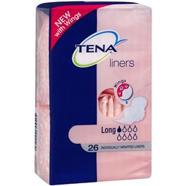 Tena Liner Long Wings 26 Liners