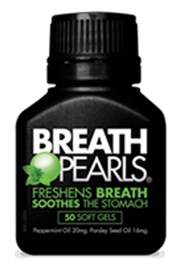 Breath Pearls Herbal 50 Softgel Capsules