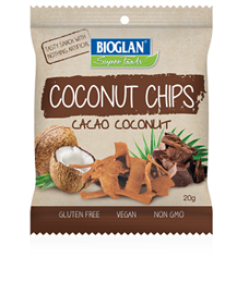 SuperFoods Coconut Chips Cacao 20g