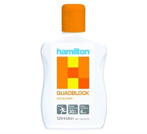 Hamilton Quadblock SPF30+ Sunscreen Lotion 125ml