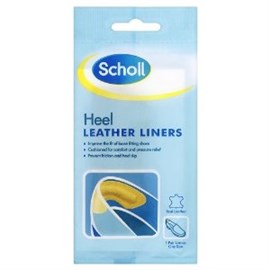 Scholl Heel Liners Leather