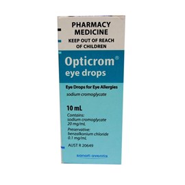 Opticrom 2% 10mL Eye Drops
