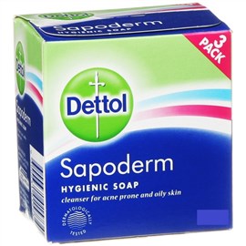 Sapoderm Soap 125g 3 Pack