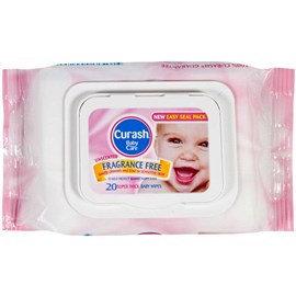 Curash Baby Wipes Fragrance Free 20 Wipes