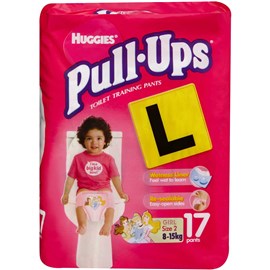 Huggies Pull - Ups Girl Size 2 17 Pack