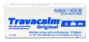 Travacalm Original 10 Tablets