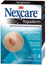 Nexcare Tegaderm 4 Transparent Dressing (100 x 120mm)