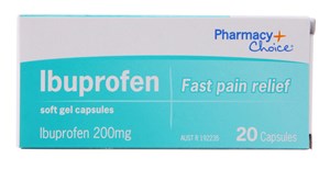 Pharmacy Choice Ibuprofen Soft Gel 20 Capsules