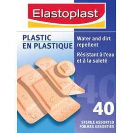 Elastoplast Plastic Assorted 40 Pack
