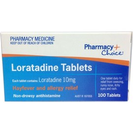 Pharmacy Choice loratadine 100 Tablets