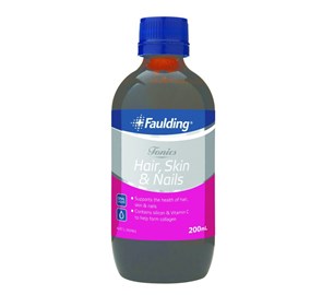 Faulding Tonics Hair, Skin and Nails Liquid 200mL