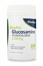 Faulding Remedies Glucosamine  HCL 1500mg 100 Tablets