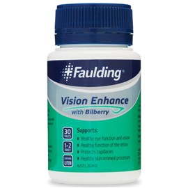Faulding Vision Enhance with Bilberry 30 Tablets