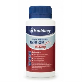 Faulding Krill Oil 1500mg 50 Capsules
