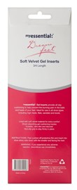 myessential Dream Feet Soft Velvet Gel Inserts 3/4 Length - 1 Pair