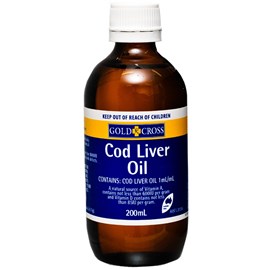 Gold Cross Cod Liver Oil 200ml
