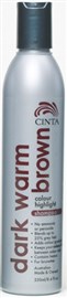 Cinta Highlight Shampoo Dark Warm Brown 250mL
