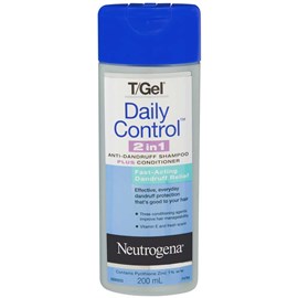 Neutrogena T - Gel Daily Control 2 in 1 Anti - Dandruff Shampoo 200ml