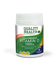 Quality Health  High Strength Vit D 1000iu 300 Capsules