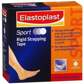 Elastoplast Rigid Strapping Tape Tan 38mmx10m