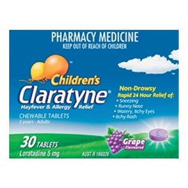 Claratyne Kids Chewable 30 Tablets