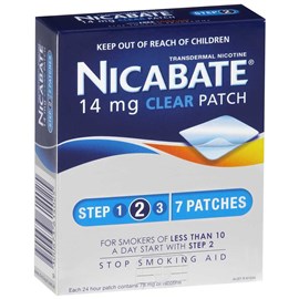 Nicabate 14mg Clear 7 Patches Step 2