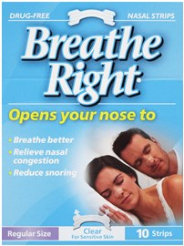 Breathe Right Nasal Clear Regular 10 Strips