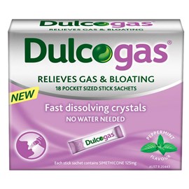 Dulcogas 125mg 18 Sachets