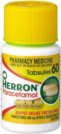 Herron Gold Paracetamol 60 Tabsules